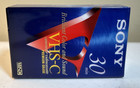 Sony Vhs-c Tc-30vhg 30 Min  Camcorder Video Cassette Tape New Sealed