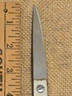 Vintage 8    Chrome Plated Sewing Scissors   Shears Seamstress Dressmaker Italy