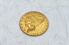 22k Gold 1914 Indian Head  2 50 Quarter Eagle Gold Coin Us Mint 4 2g