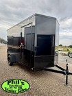 Pace American 6x12 Enclosed Trailer Cargo   Enclosed Trailer Wing   Blackout