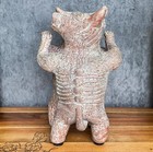 Vintage Colima-style Terracotta Dancing Dogs Sculpture     12     Mexican Pottery 
