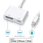Mfi Certified Lightning To Hdmi Adapter For Iphone Ipad Tv 1080p White