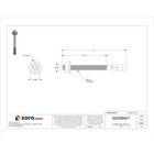 Wedge Anchor  3 8  Dia   5  L  Carbon Steel Zinc Plated  10 Pk  U70411 037 0500