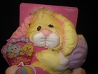 Fisher Price Easter Puffalumps  yellow Bunny With Egg  8025  Vintage 1987 Nib