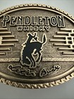 2026 Pendleton Whiskey Let er Buck Rodeo Cowboy Montana Silversmiths Belt Buckle