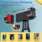 Smartphone Tripod Mount 3in1 Aluminum Phone Clamp Cold Shoe Arca Swiss Base