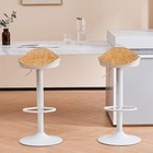  qty 2  Younike Ynk-1919 Bar Stools Counter Height Adjustable Ergonomic Seat
