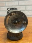 Antique Original Justrite Brass Miners Carbide Helmet Lantern Lamp Light