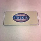 Fossil Watch Tin 5-1 2  X 2-1 2 Store Advertising Display Cream