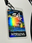 311 Working All Access Holographic Reprint Laminate Pass