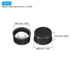 22mm Phenolic Resin Cover  36pcs Phenolic Cover Poly Seal Screw Cap For 22-400