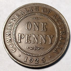 1925 Australia 1 Penny - Australian - Key Date- Rare
