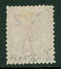 Samoa 1 - Rose Carmine  Used  Perf 12 X 11    Scott  18 Var