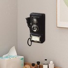 Wall Art Sculpture Antique Rotary Dial Telephone Resin Artwork Craft Collection