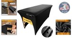 High Elasticity Black Lash Bed Cover With Storage Pocket - Machine Washable