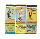 3 Girlie  Matchcovers  Older