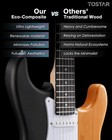 39  Electric Guitar Kit Beginner Black Sss Pickups 10w Amp Accessories
