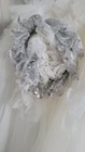 Tiny Tales Flower Girl  Formal Party Pagent White Dress Size 4