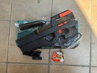 Electric P90 Auto Gel Ball Blaster Toy Gun Manual Automatic Splatter Shot Effect
