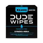 Dude Wipes Xl Flushable Wipes Fragrance Free 8 Ct 400 Wipes