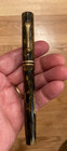 Vtg Diamond Medal Marbled Fountain Pen 14k Nib Great Flex Unrestored 5 3 8 