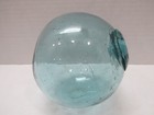 Authentic 4 1 2 Inch Light Blue Japanese Glass Float Ball Buoy  case2301 