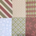 Stampin Up Holiday Thyme Designer Series Paper Vintage - Half Pack  24  6x6 Shts