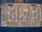 1925 Maine License Plate 64-362