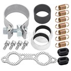 Exhaust Manifold Gasket Clamp Spring Kit For Polaris Rzr 800 s 4 2008-2011