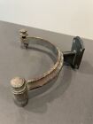 Nautical Marine Boat Ship Brass Bronze Gimbal Wall Table Lamp Compass Vintage