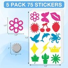 75 Pack Peace Sign Tanning Stickers For Body Women Adult Girl Tattoo Sticker    