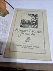 Vintage Recipe Book Oranges Lemon Citrus Sunkist Recipes For Every Day 1924