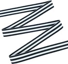 Morex Ribbon Striped Polyester Grosgrain Ribbon  7 8  By 20 Yd   Black 