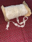 6y Lot Vintage Antique Ivory Cotton Venise Floral Lace 7 8w Dolls  0010