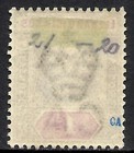 Leeward Islands Scott 21 Mh Vf - 1902 1p Violet   Car Rose Issue  Cat  11 00