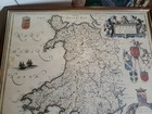 Antique Map Of Wales By Joan Blaeu 1645-62 Lh