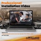 Adjustable Rear Upper Camber Control Arm Kit For Honda Civic Coupe 2006-2015