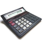 Vtg Unisonic 1295 12 Digit Calculator Dual Power Solar And Battery Back Up Works