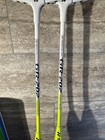 Yonex Set Of Two Gt-202 Steel Shaft Badminton Racquets With 6 Shuttlecocks  Bag 