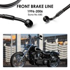 Dyna 44  Front Brake Line For Low Rider Wide Glide Super Glide 1996-2006 No Abs