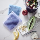 Stasher Silicone Reusable Storage Bag Half Gallon Bag Reusable Freezer Bags