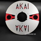 Akai  1 4  10 5  Empty Tape Reels For Reel To Reel Tape Recorders 2pcs Red   