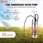 Solar Water Pump Submersible Deep Well Pump 12v Dc 3 2 Gpm 230 Ft 120w
