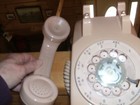 Vintage Stromberg Carlson Rotary Desk Telephone Phone Made In Usa W cords Blush