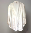 After Six Mens White Shawl Lapels Long Tails Formal Jacket Tuxedo Tailcoat Sz 60