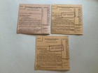 Germany Parcel Registration Card Receipts A9493