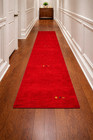 Modern Gabbeh Runner Rug Tribal Design Contemporary Hallway Carpet 3x12 Ft