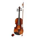 Acoustic Violin Fiddle Full Size With Bridge Bow Rosin Case Stringed Musical    