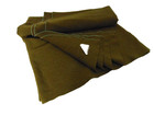 Us Army Military Blanket Vintage 100  Wool Olive Green 78  X 62  Usa Original
