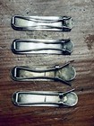 Lot Of 4 Vintage Sterling Silver 2    Hair Barrettes Clips 28 90 Grams Total